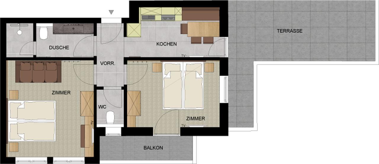 Hotel Garni Fimba 이스크글 외부 사진